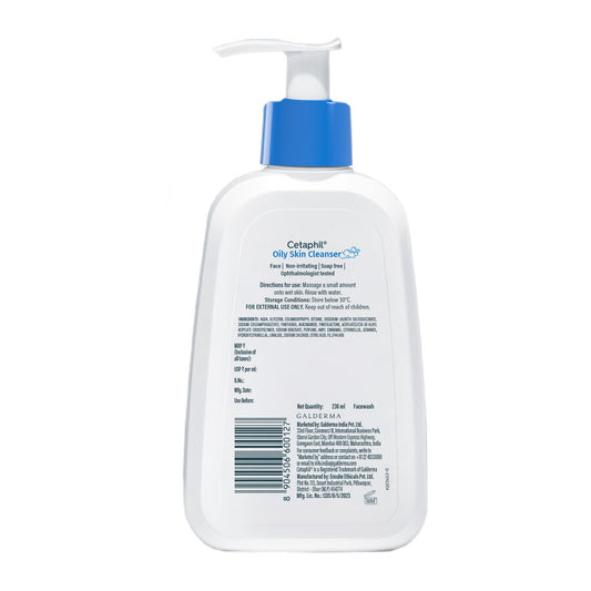 CETAPHIL OILY SKIN CLEANSER 236 ML
