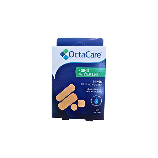 Octacare 130 Assorted First Aid Plaster Box of 20pcs