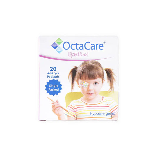 OctaCare 50602 Pediatric Eye Pad - Girls - Box of 20pcs - 5cm x 6,2cm
