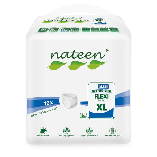 Nateen Xl Adult Diaper Pants 10's
