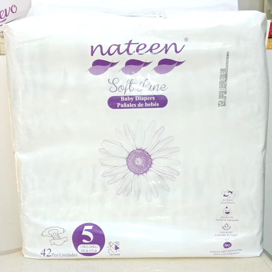 Nateen Size 5 (13-26 Kg) Xl Baby Diapers 42 S