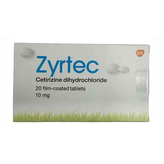 Zyrtec 10 Mg Tab 20 S