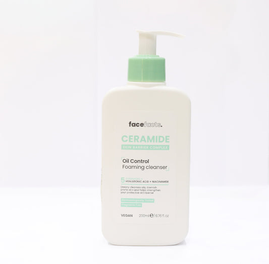 FACE FACTS CERAMIDE OIL CONTROL FOAMING CLEANSER 200ML