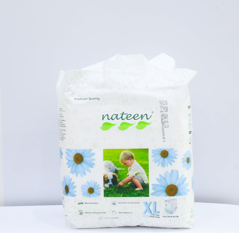 NATEEN XL BABY DIAPERS PANTS 20'S 12-17 KG