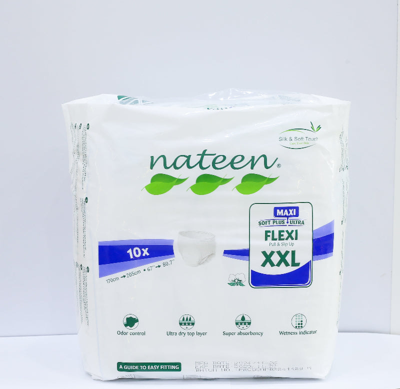 NATEEN XXL ADULT DIAPER PANTS 10 S