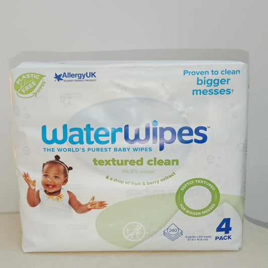 Allergyuk Baby Water Wipes Soaperry Plastic Free 60's*4 Extract Value Pack