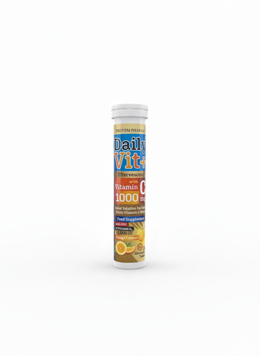 PROTEM PHARMA DAILY VIT+ C 1000+ZINC+D3 EFF TAB 20'S