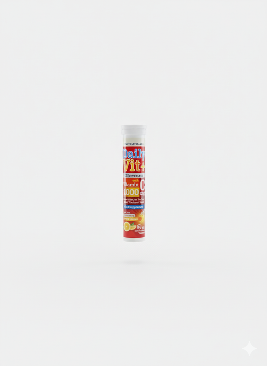 PROTEM PHARMA DAILY VIT C + WITH ZINC+ECHINACEA EFF 20'S