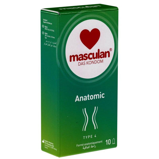 Masculan - Condom Anatomic - 10 Pc