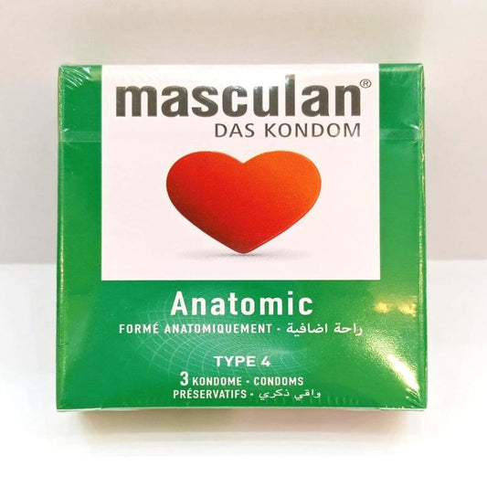 Masculan - Condom Anatomic - 3 Pc