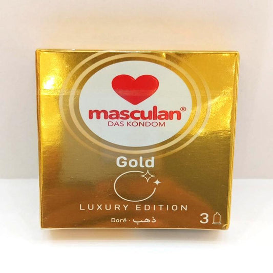 Masculan - Condom Gold - 3 Pc
