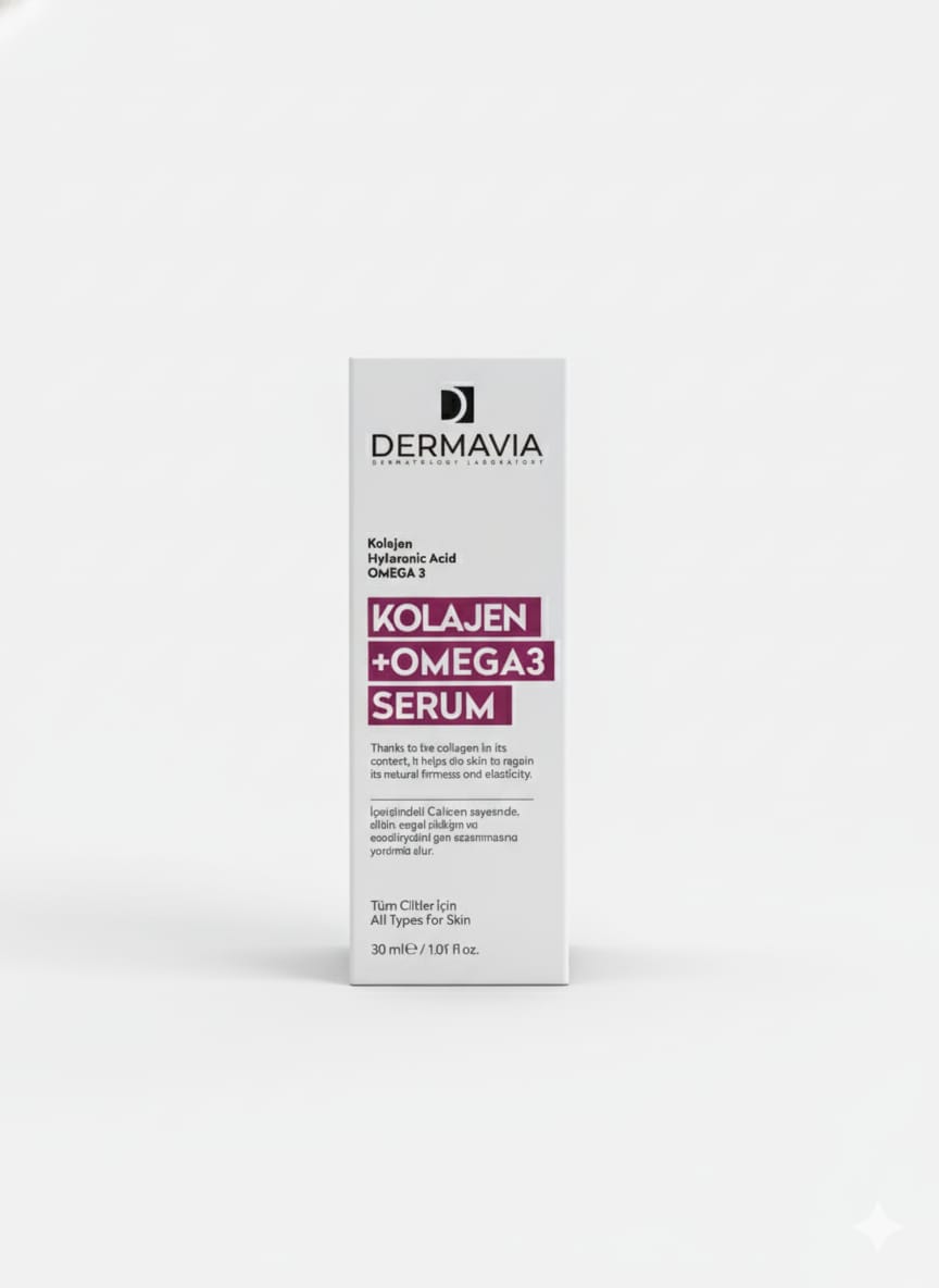 DERMAVIA FACE SERUM COLAGEN + OMEGA 3 ACID 30ML