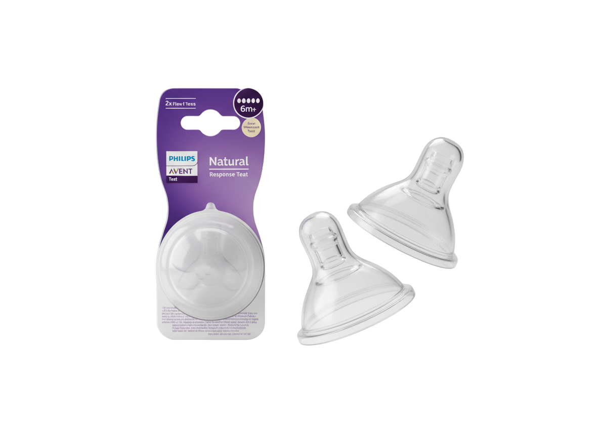 PHILIPS AVENT NATURAL 3.0 FEEDING TEATS 6 M X2