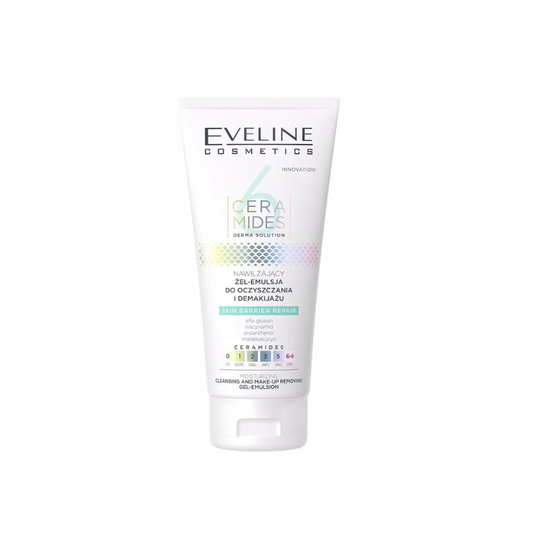 EVELINE 6 CERAMIDES MOIST CLEANS AND MAKE-UP REMOVING GEL 150ML