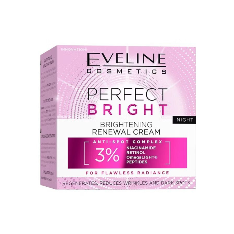 EVELINE PERFECT BRIGHTENING RENEWAL NIGHT CREAM 50ML