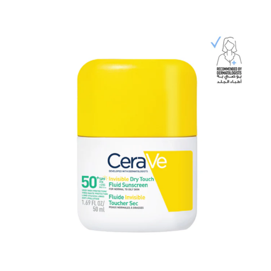 CERAVE INVISIBLE DRY TOUCH FLUID SUNSCREEN SPF 50 50ML