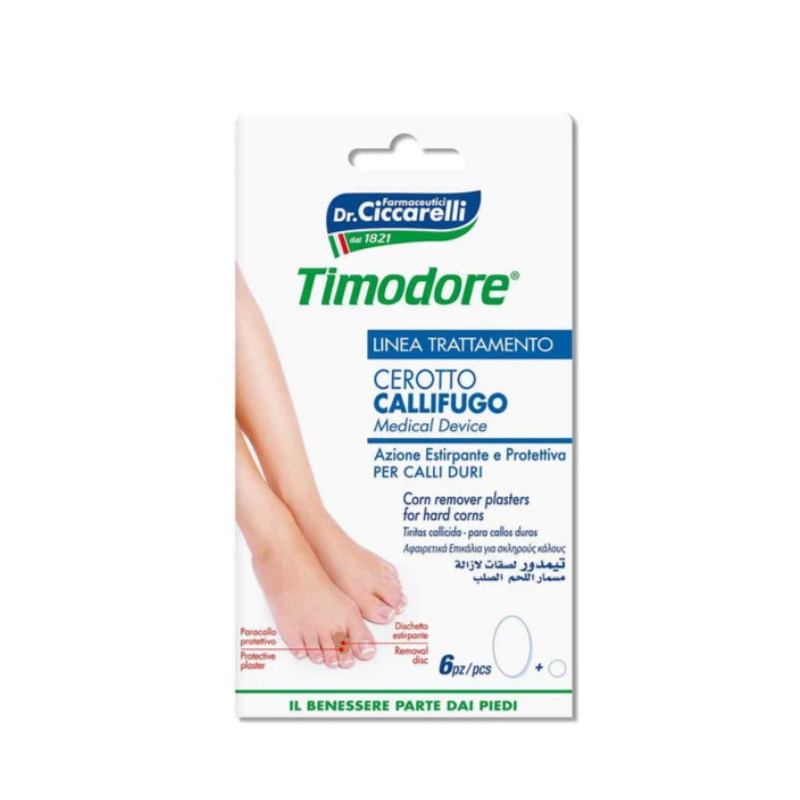 TIMODORE CORN REMOVER PLASTERS FOR HARD CORN 6'S