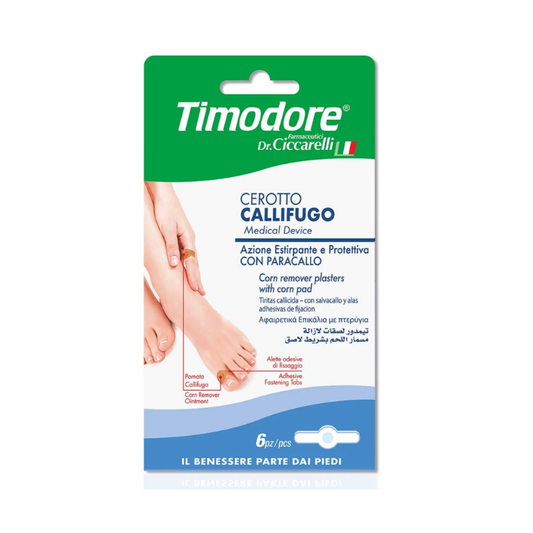 TIMODORE CORN REMOVER PLASTERS WITH CORN PAD 6'S