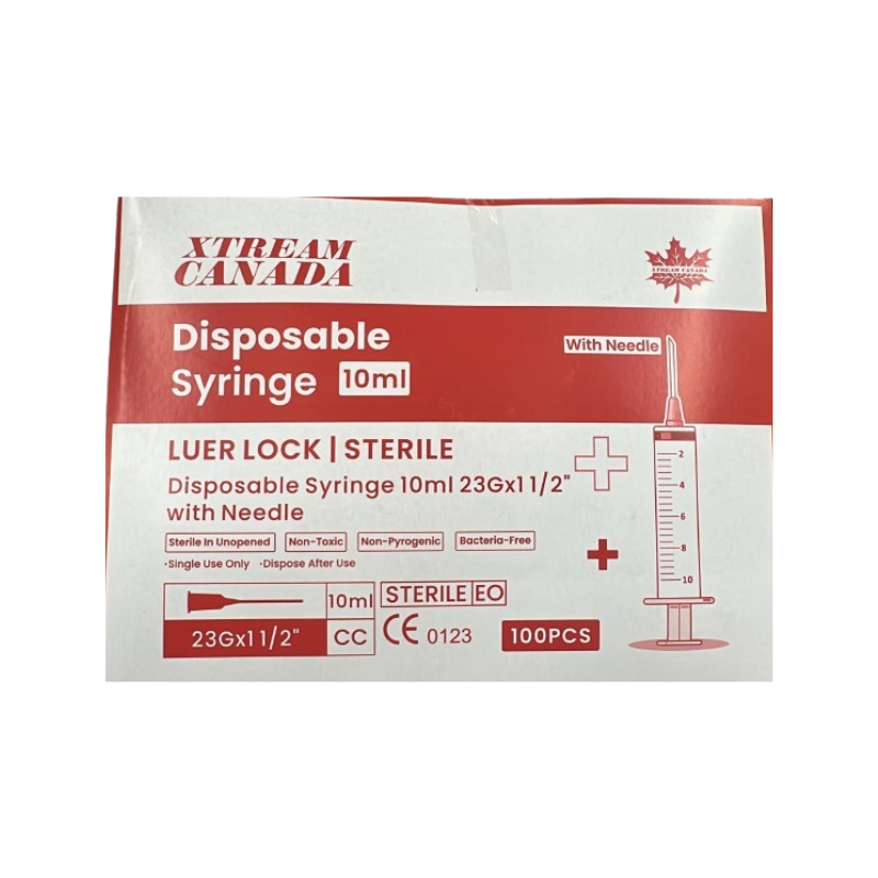 XTREAM DISPOSIBLE SYRINGE 10ML 100S