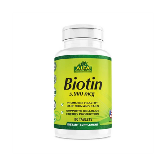 Alfa Biotin 5000mcg 100s