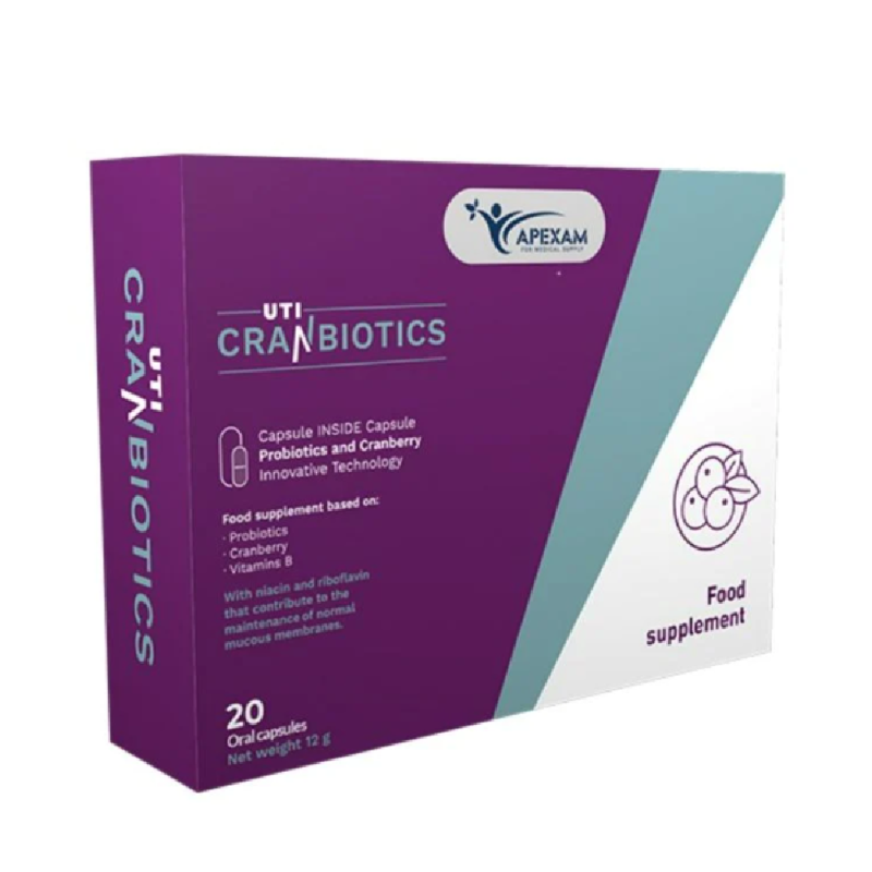 Apexam Uti Cranbiotics 20's