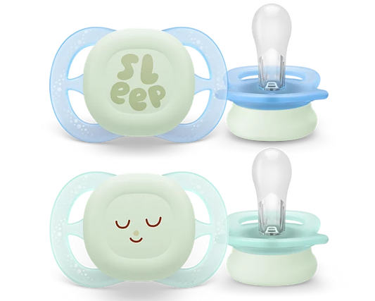 Avent Ultra Start Night Time Soother 0-2M Girl (2PCS) SCF075/08