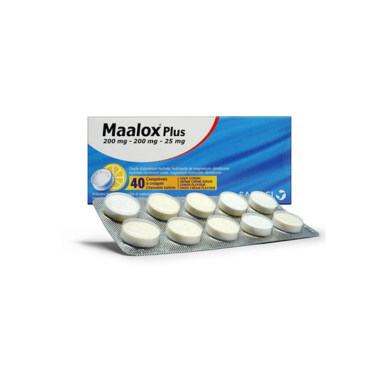 Maalox Plus Tab 40 S