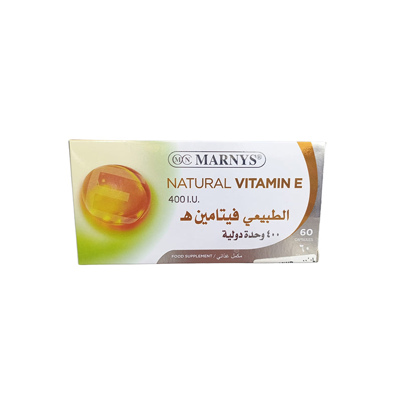 Marnys Natural Vitamin E Cap 60 S