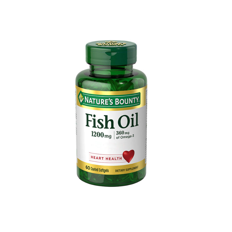 Nature S Bounty Fish Oil 1200 Mg+d3 1000iu 360 Mg Of Omega