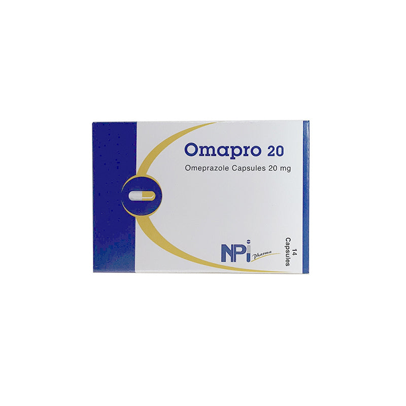 OMAPRO 20mg Capsules 14s (Omeprazole 20mg)