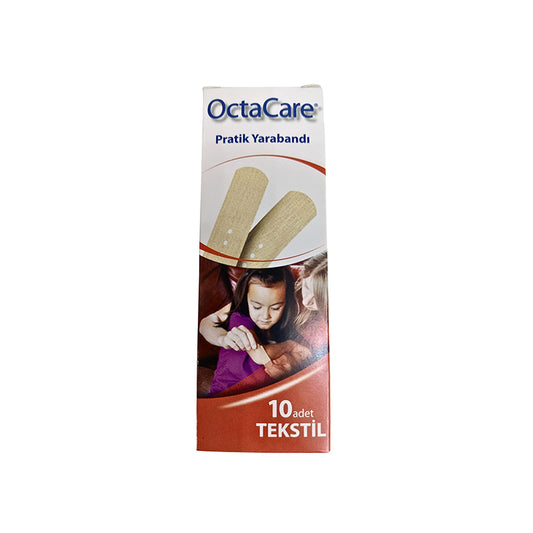 Octacare 100 Textile First Aid Plaster Box of 10 pcs