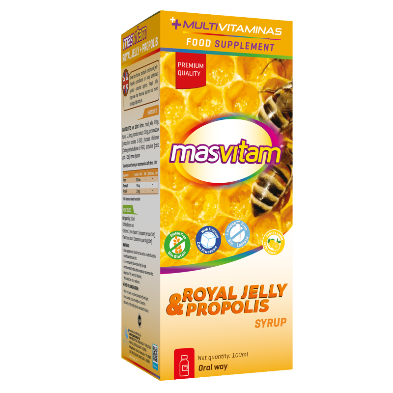 Masvitam Royal Jelly& propolis Syrup 100 ml