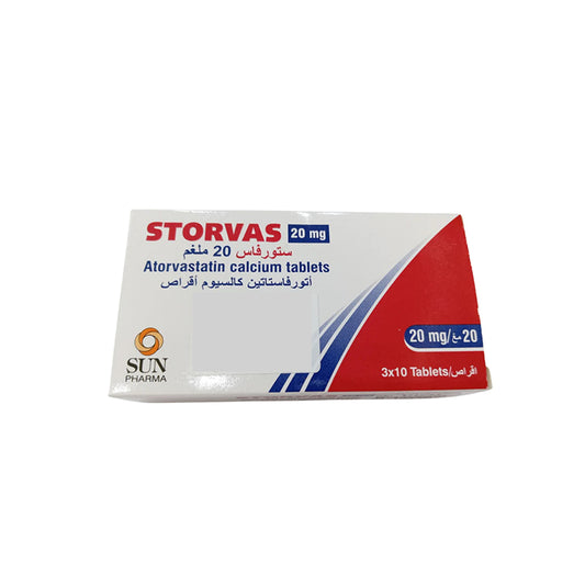 Storvas 20 Mg Tab 30 S