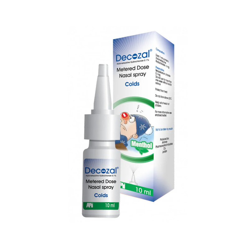 Decozal Menthol Meteted Dose Nasal Spray 10ml
