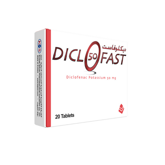 Diclofast 50 Mg Tab 20 S