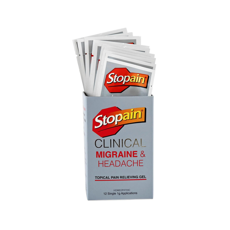 Stopain Clinical-menthol Migrain&headach Gel-12x1