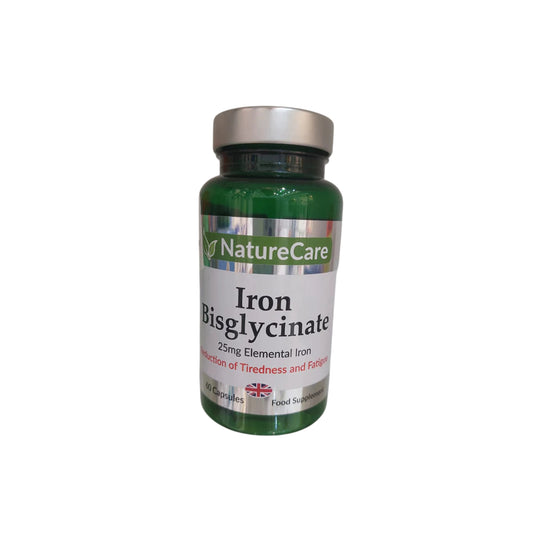 Nature Care Iron Bisglycinate 25mg 60's
