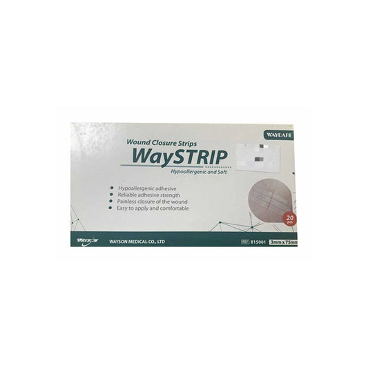 Waycare Wound Closure Strip 3's (6*75 Mm)20's