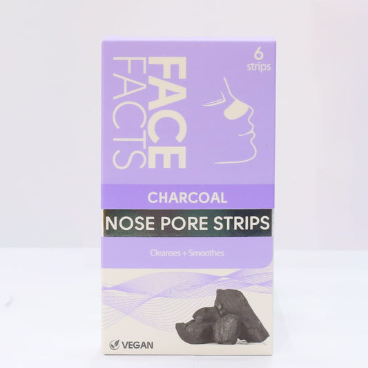 FACE FACTS NOSE PORE STRIPS CHARCOAL 6'S