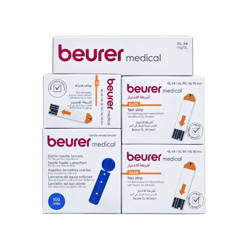 Beurer GL 44 Glucose monitor + 110strips + 100 lancets