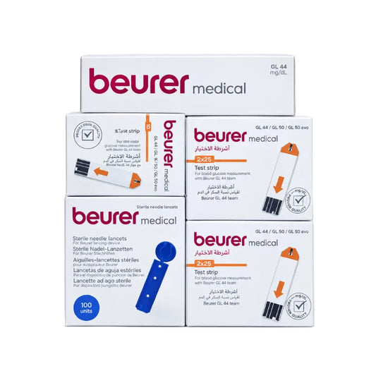 Beurer GL 44 Glucose monitor + 110strips + 100 lancets