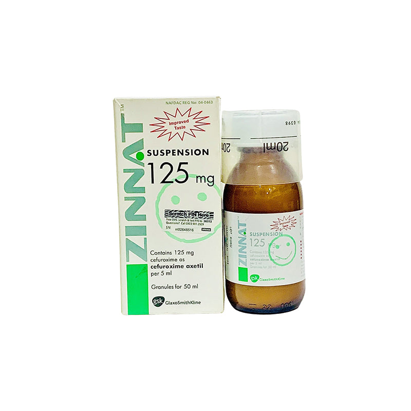 Zinnat Suspension 125 Mg 50 Ml