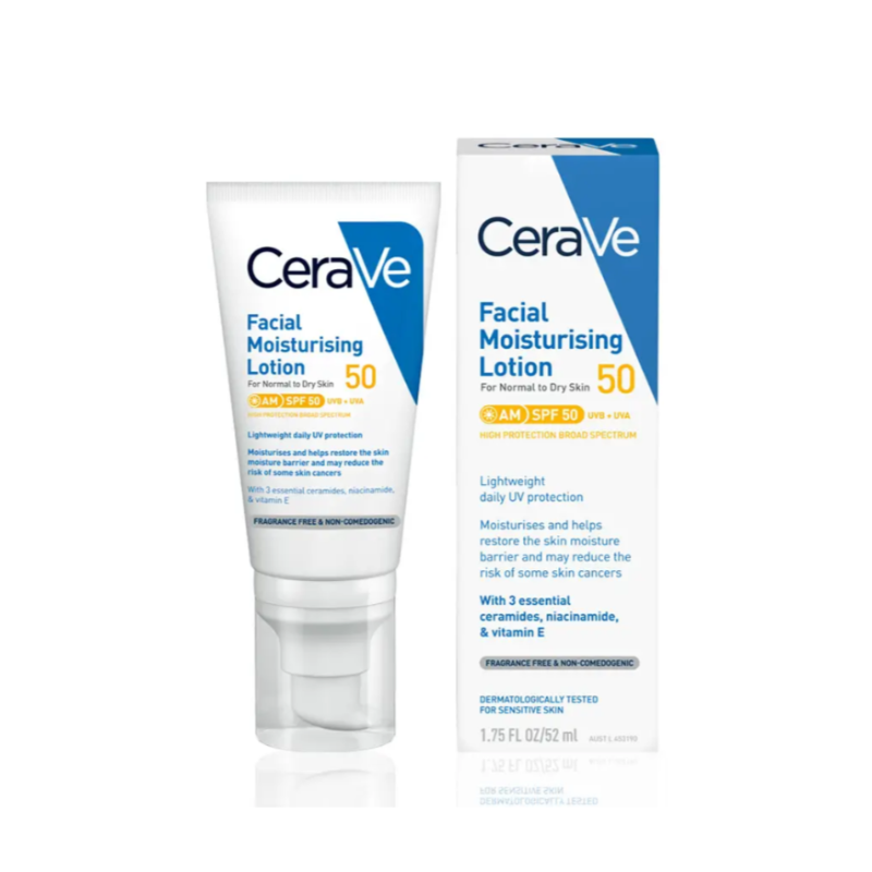 CERAVE AM FACIAL MOISTURISING LOTION SPF 50+ 52 ML