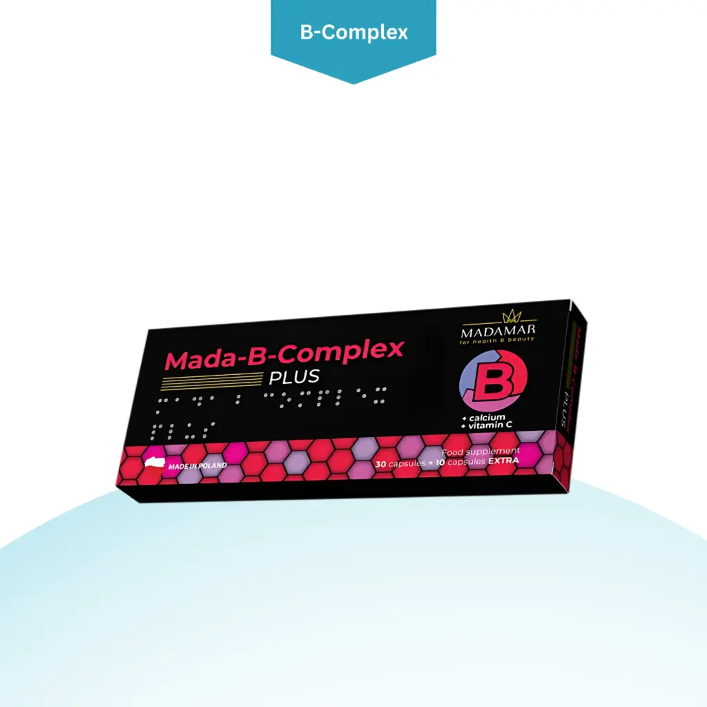 B Complex Plus Capsules 40'S (Madamar)