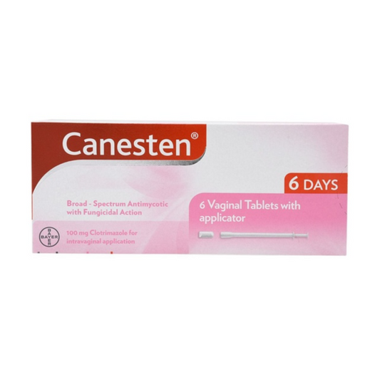CANESTEN 100 MG VAGINAL TAB 6 S