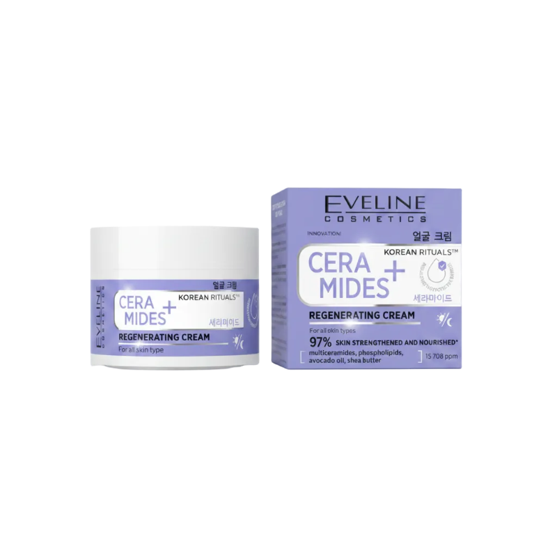 EVELINE KOR-RIT CERA+MIDES REGENERATING CREAM 50ML