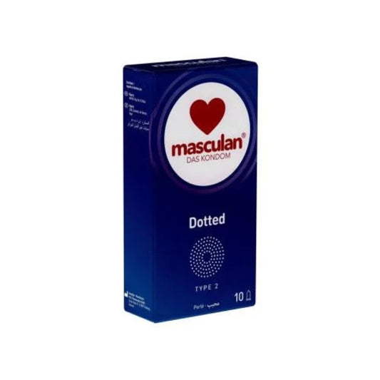 Masculan - Condom Dotted - 10 Pc