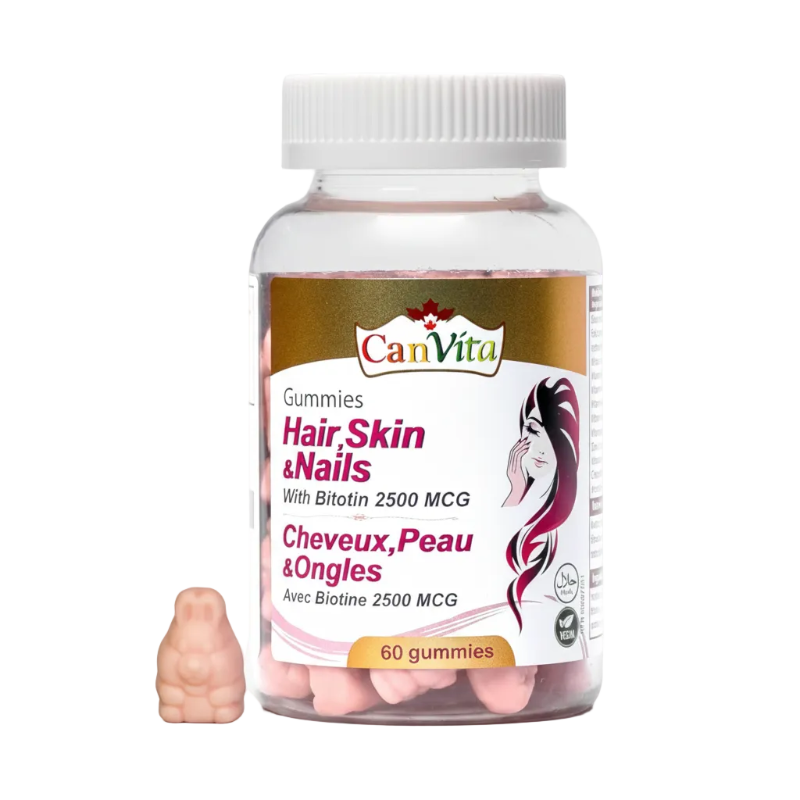 Canvita Hair,Skin & Nail Biotin 2500 Mcg 60 S