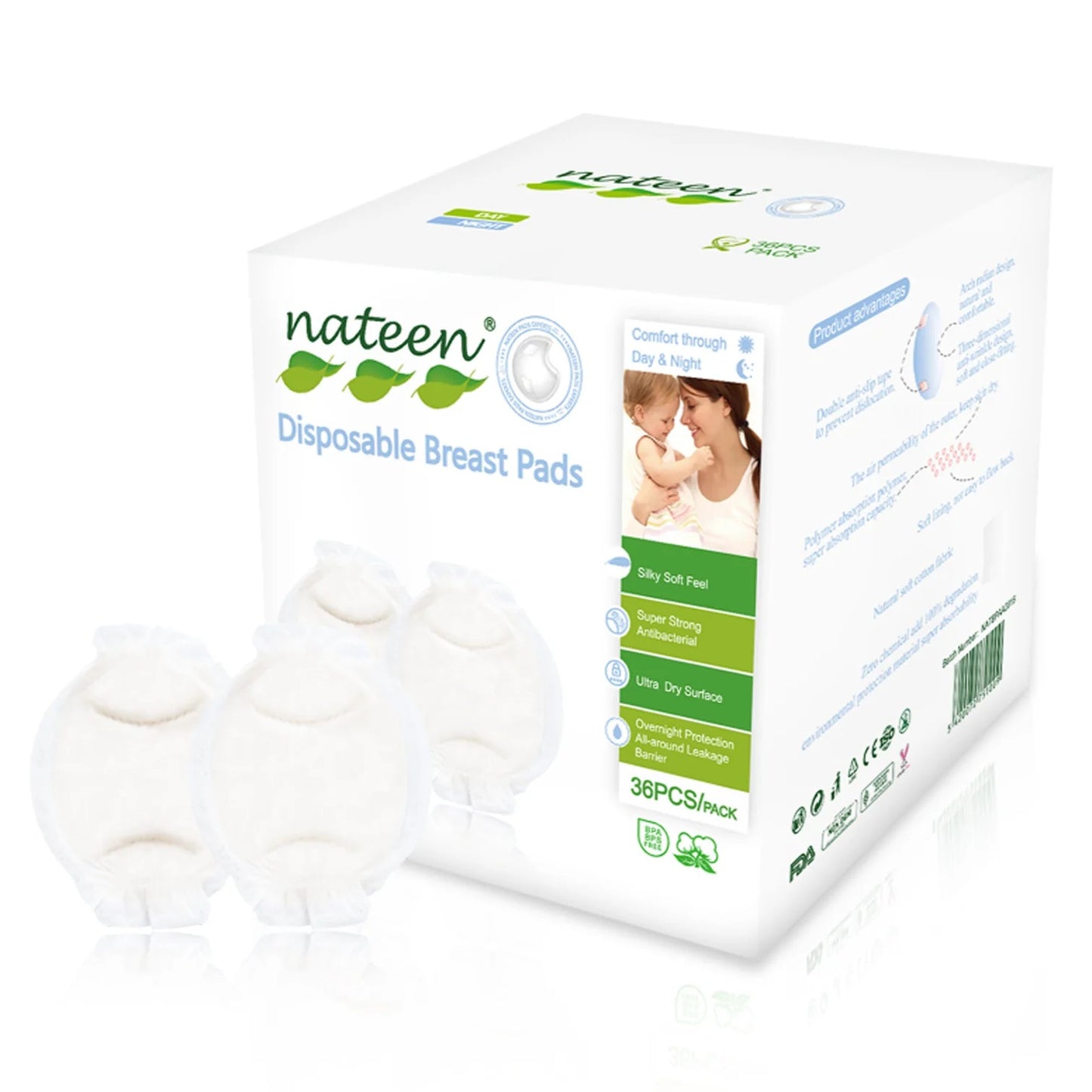 NATEEN BREAST PAD 36'S