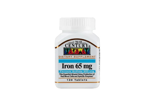 21st Century Iron 65 mg Tablets (120’s)